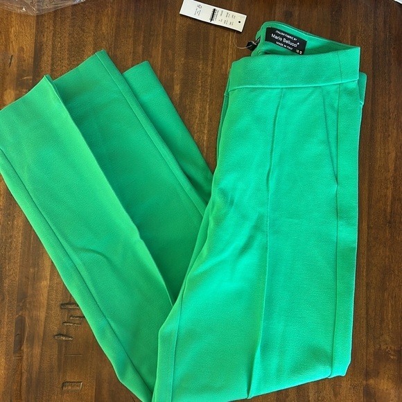 J. Crew Wide leg pants in Italian ponte BP436 Green Size 0 - Picture 3 of 5